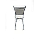 Стул ВВР Мажор белый/хром, экокожа